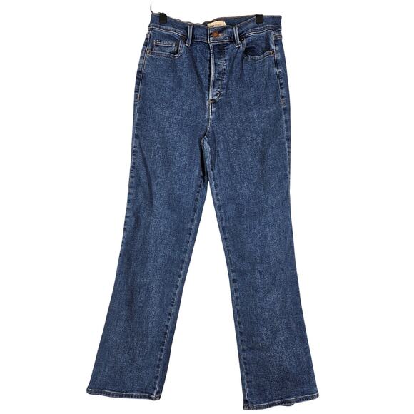 NOVA VINTAGE WOMEN'S BLUE WASH DENIM JEANS SIZE 26 – STYLE NVHRST836M BUTTON FLY - Picture 1 of 14